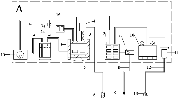 Method and device for weakening underlying coal seam mining thick-hard roof strong mine pressure through microwave heating