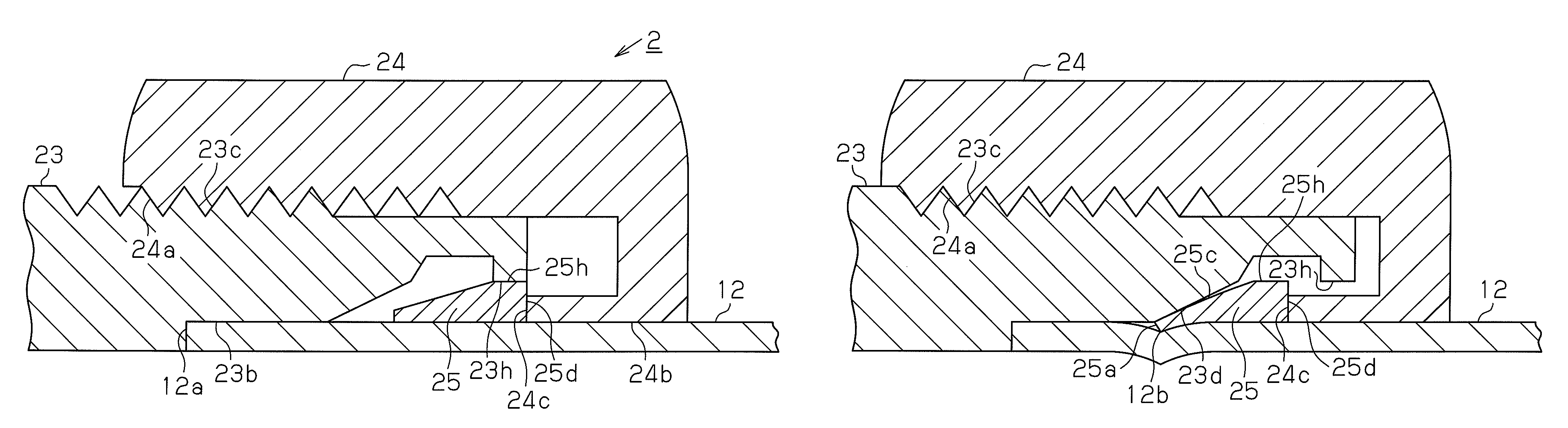 Pipe joint, refrigeration device, heat pump hot water supply device, closing valve, water supply piping, method of connecting piping, and in-the field piping method