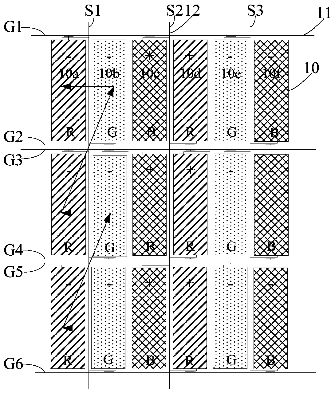 A display driving method of a liquid crystal display panel and the liquid crystal display panel