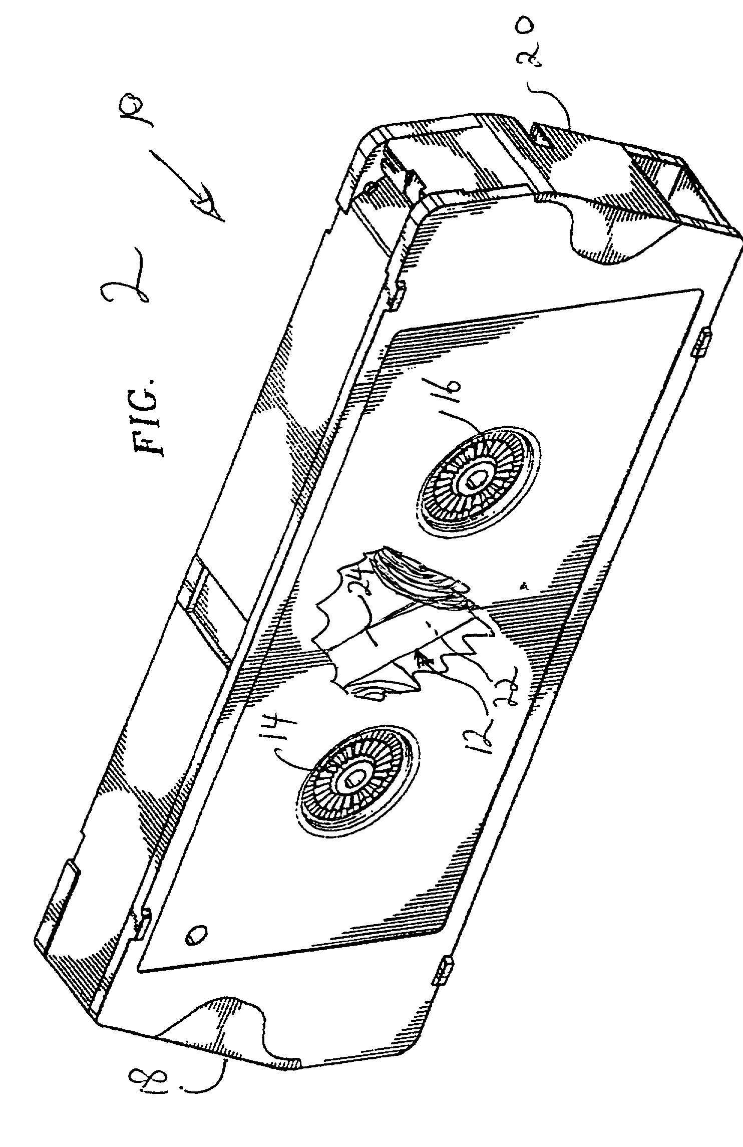 Dual-surface flexible magnetic tape