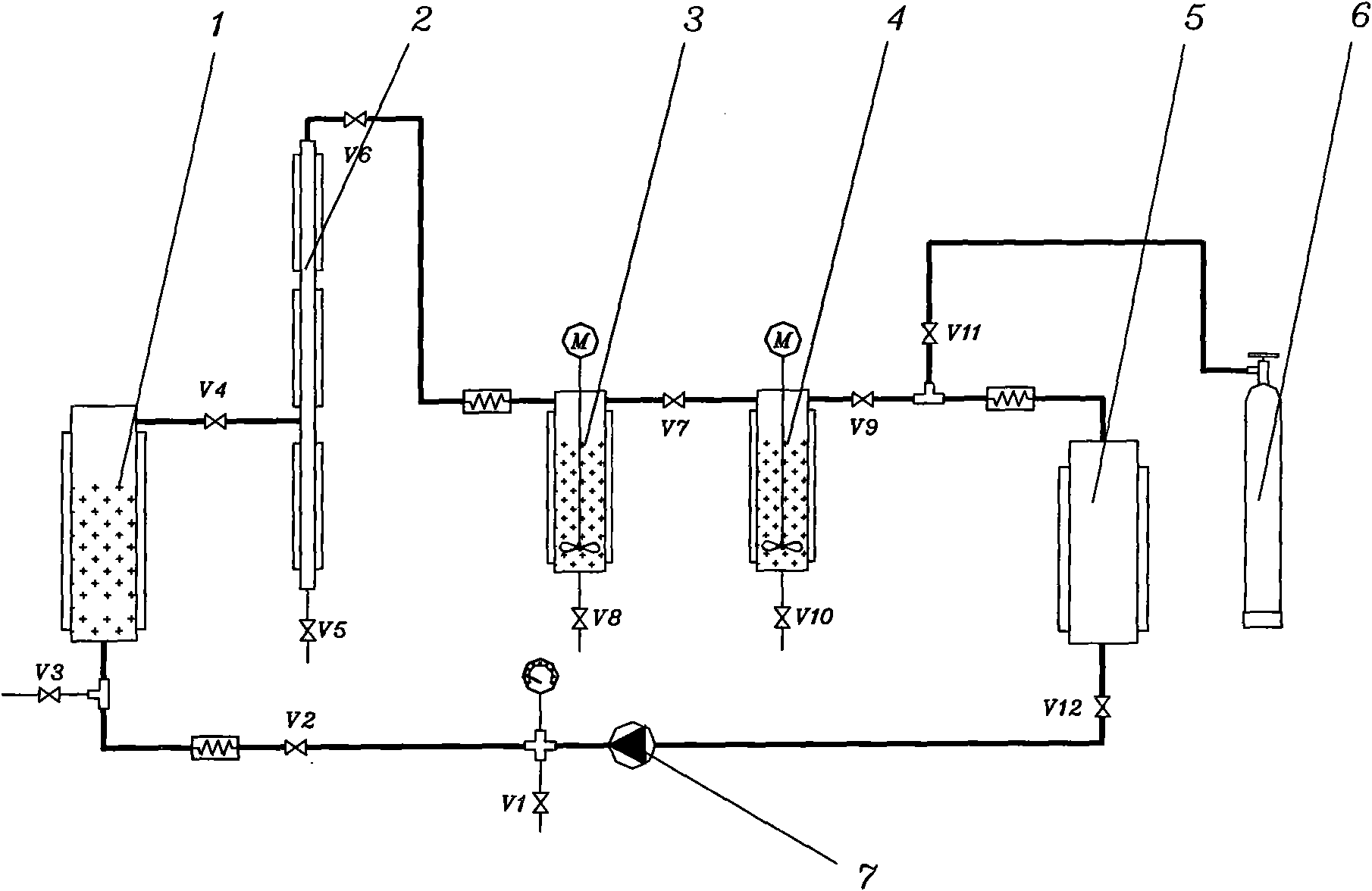 Method for separating borneol by using separation kettle with stirrer of supercritical CO2 fluid extraction system