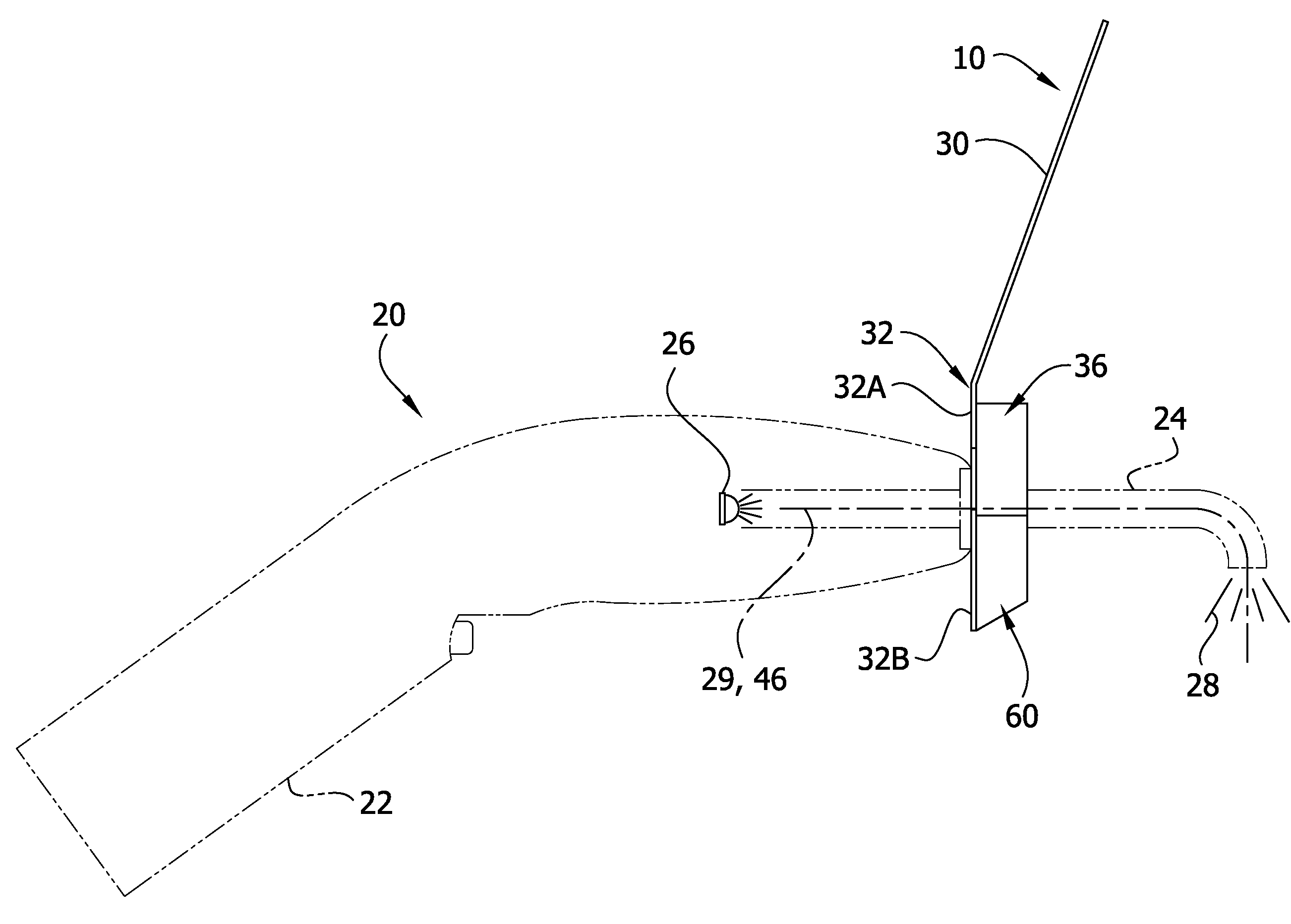 Self-positioning dental light filtering device