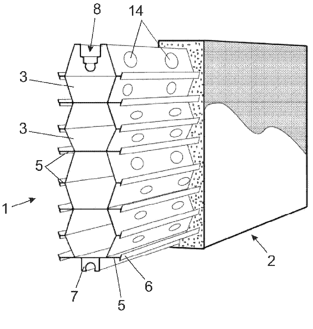 Partition for construction