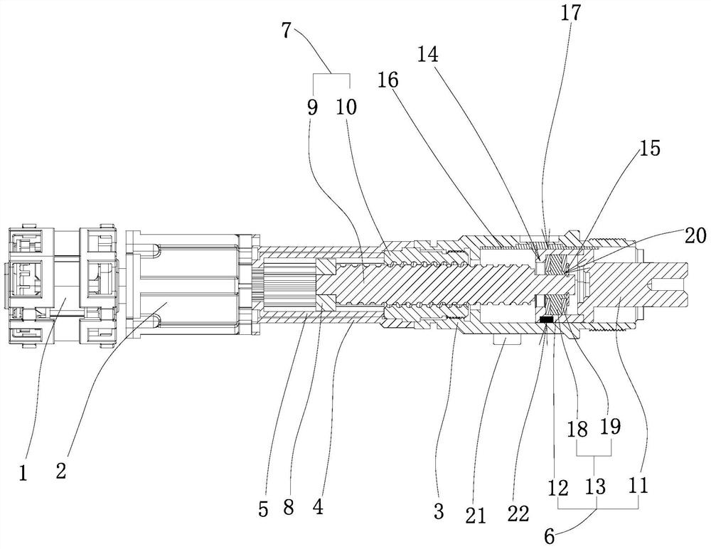 Driving mechanism for electric tool