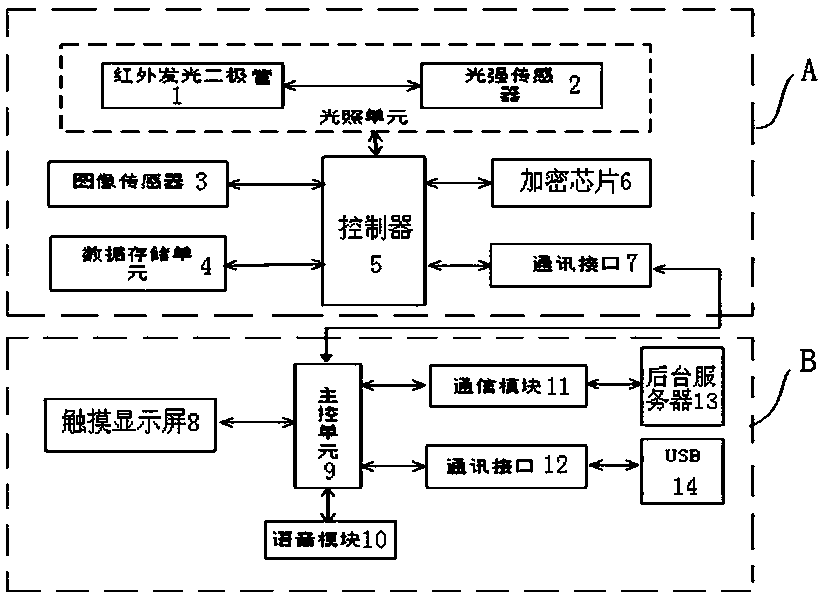 Biological identity authentication and payment system based on hand vein identification and identity authentication method