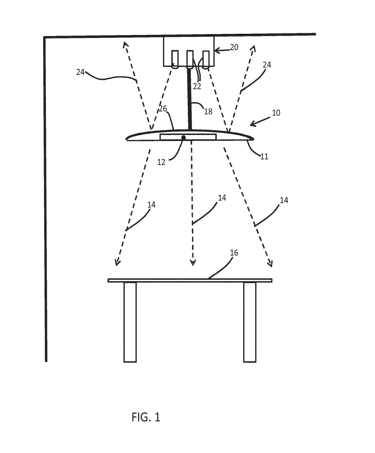 A luminaire and a method for providing task lighting and decorative lighting