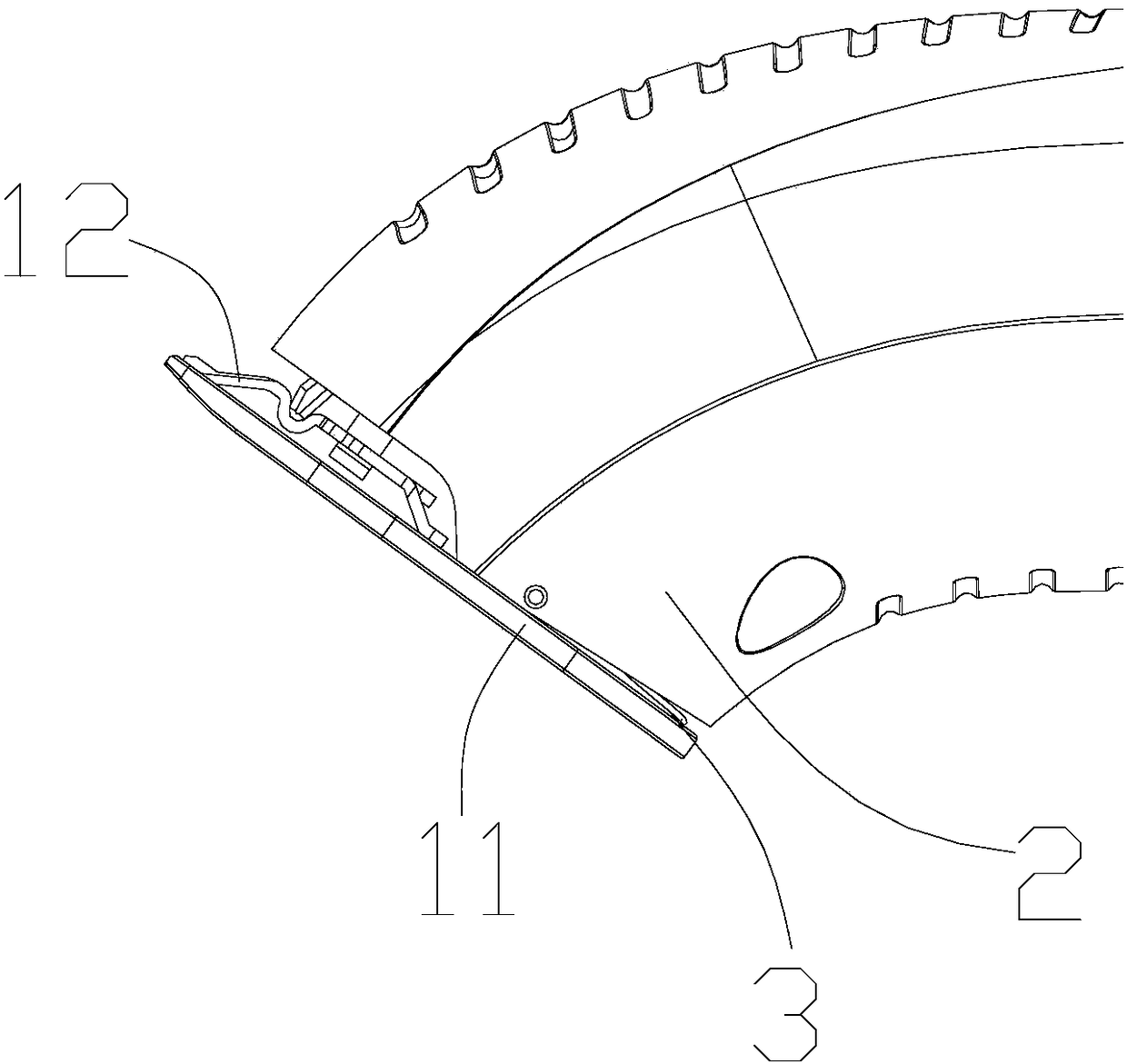 Electric clippers with detachable fixed and movable blades