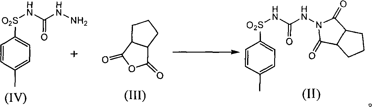 Method for synthesizing gliclazide and intermediate thereof