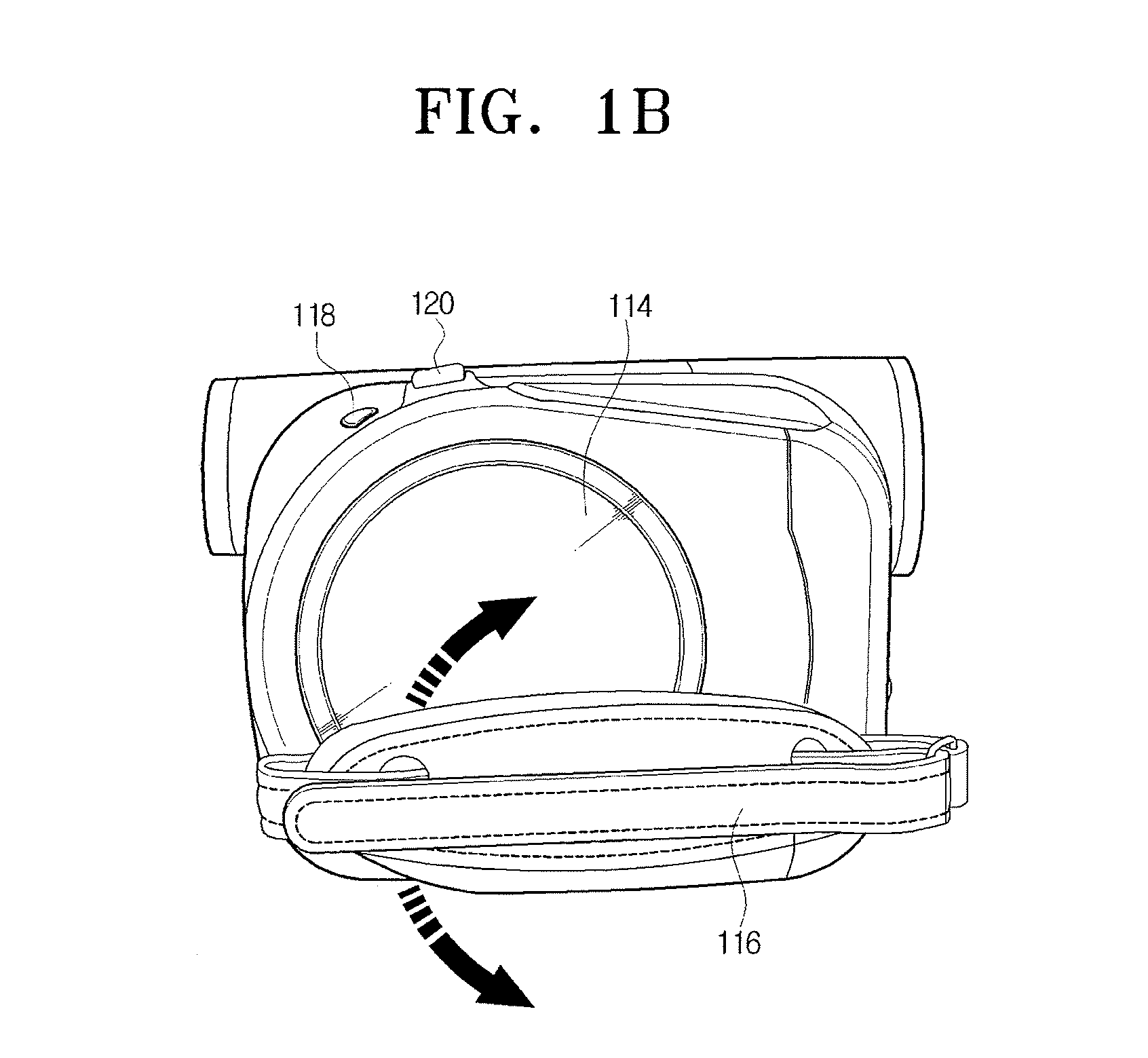 Photographing apparatus having displays and method of displaying image