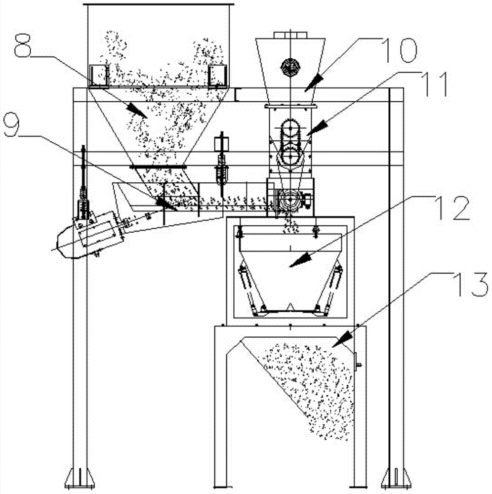 Process and production line for processing natural asphalt by virtue of aid method