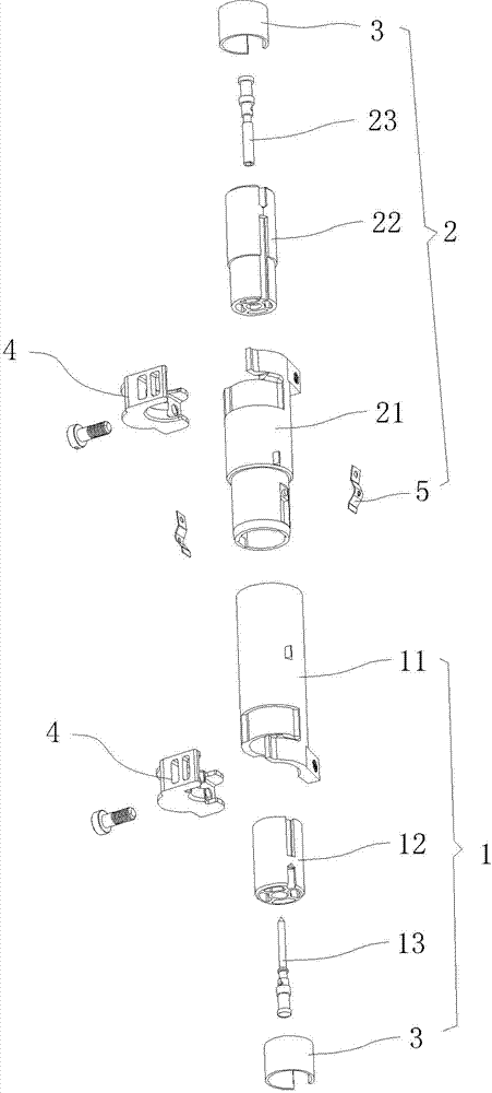 Electromagnetic shielding connector structure