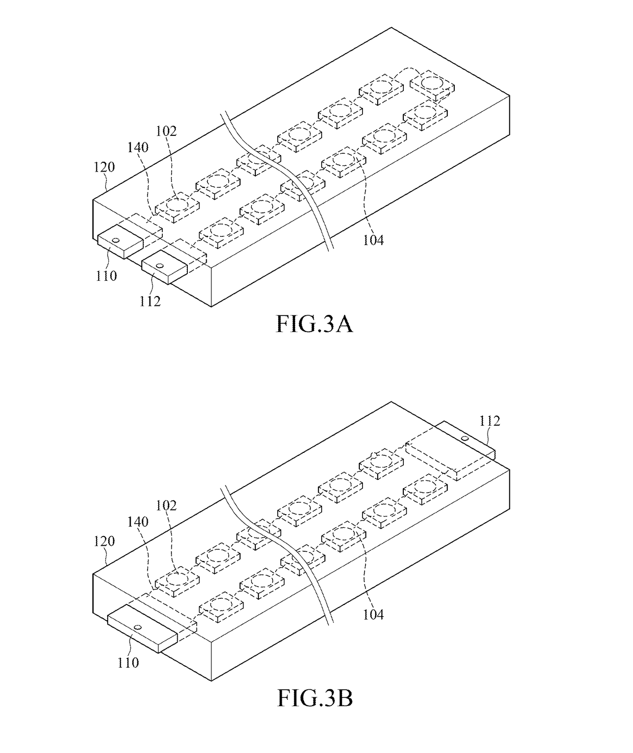 LED filament module and LED light bulb