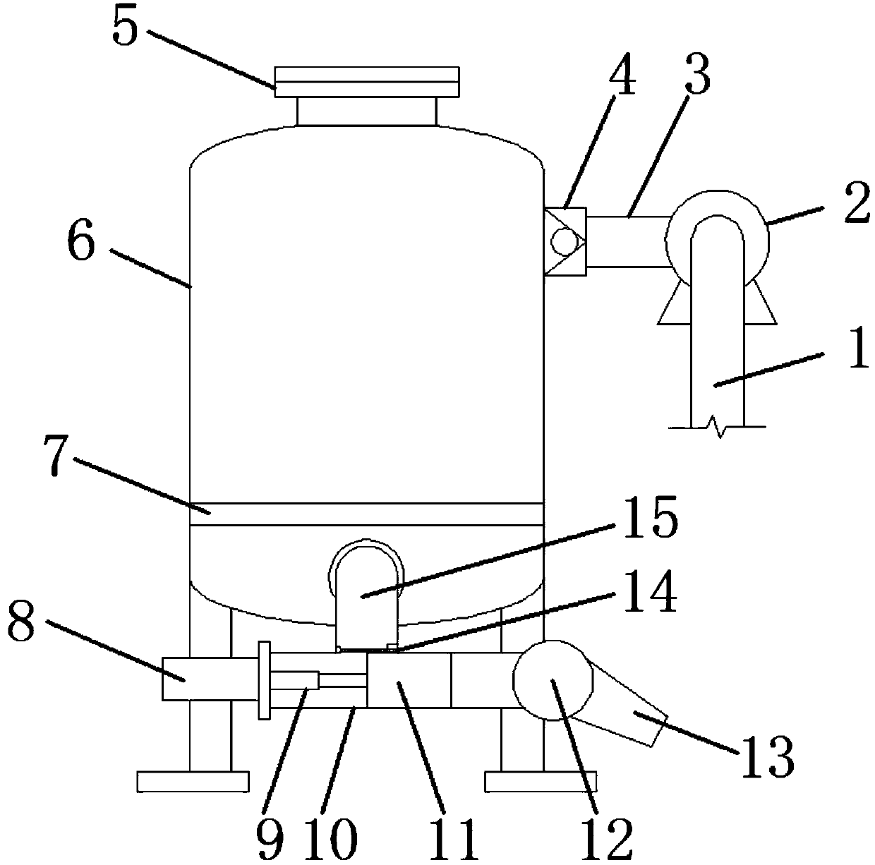 Casing jellied bean curd pushing pouring machine