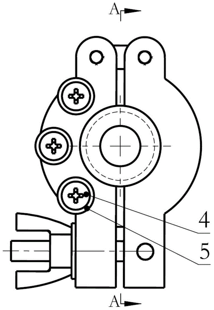 Rapid connection device of straight pipe helium mass spectrometer leak detection