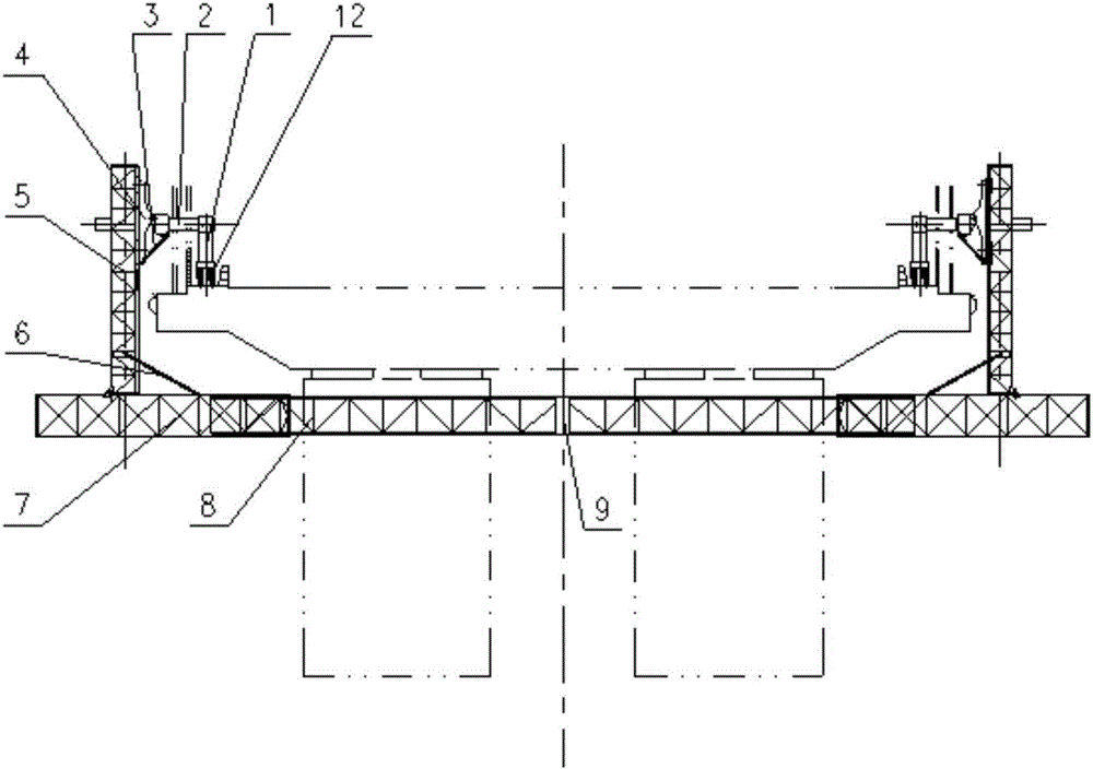 Self-propelled dual-beam bridge maintenance platform