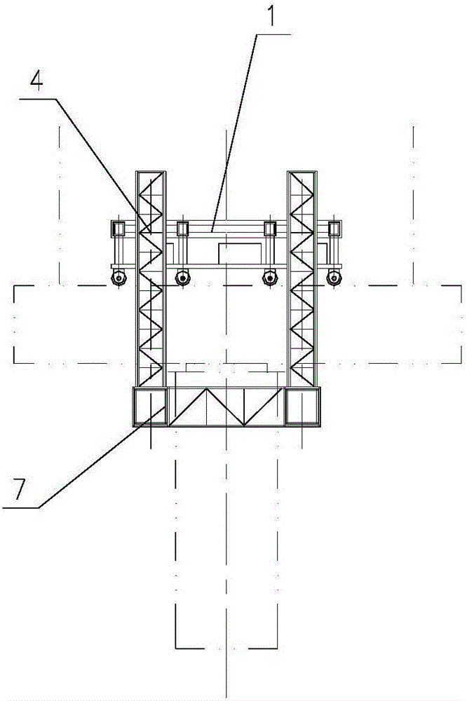 Self-propelled dual-beam bridge maintenance platform