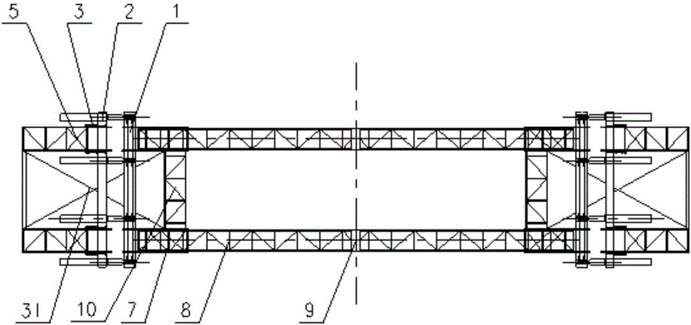 Self-propelled dual-beam bridge maintenance platform