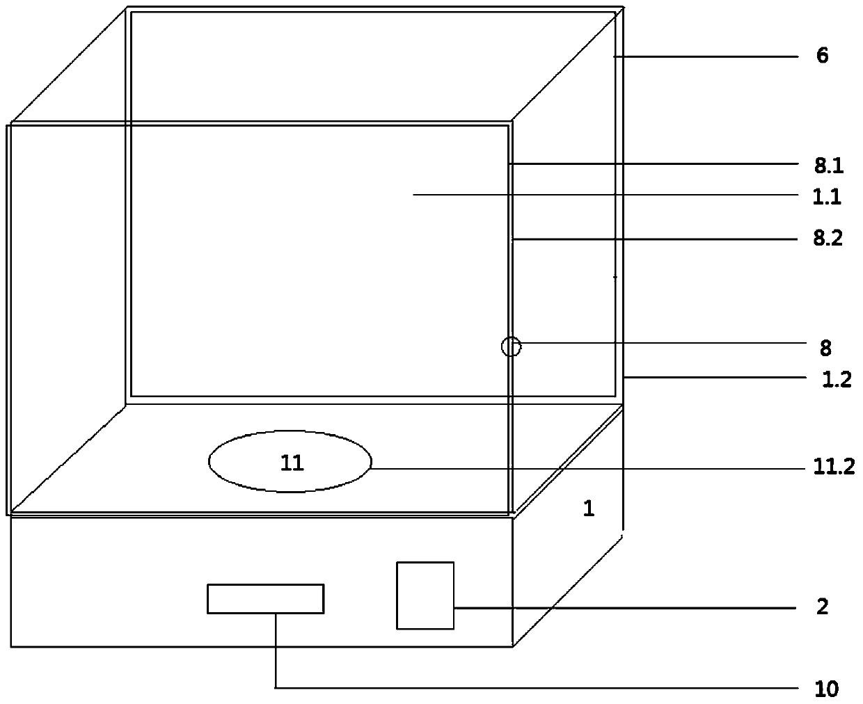 Display cabinet capable of automatically interacting with mobile communication equipment