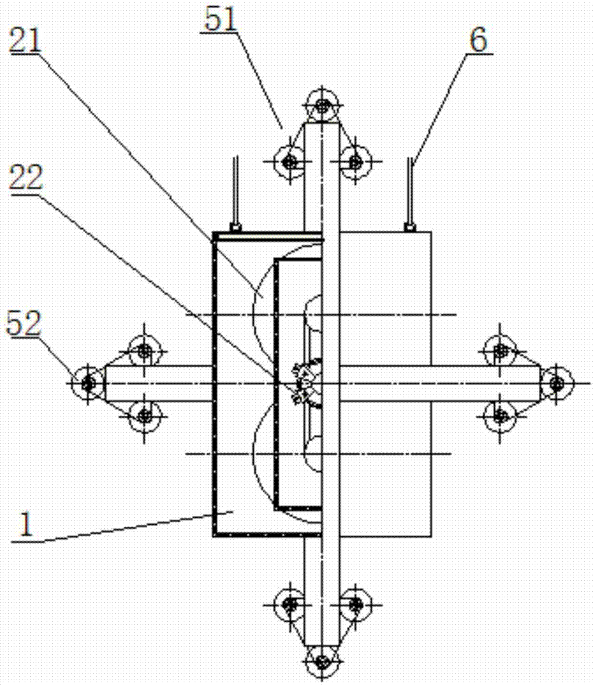 High-rise glass curtain cleaning machine