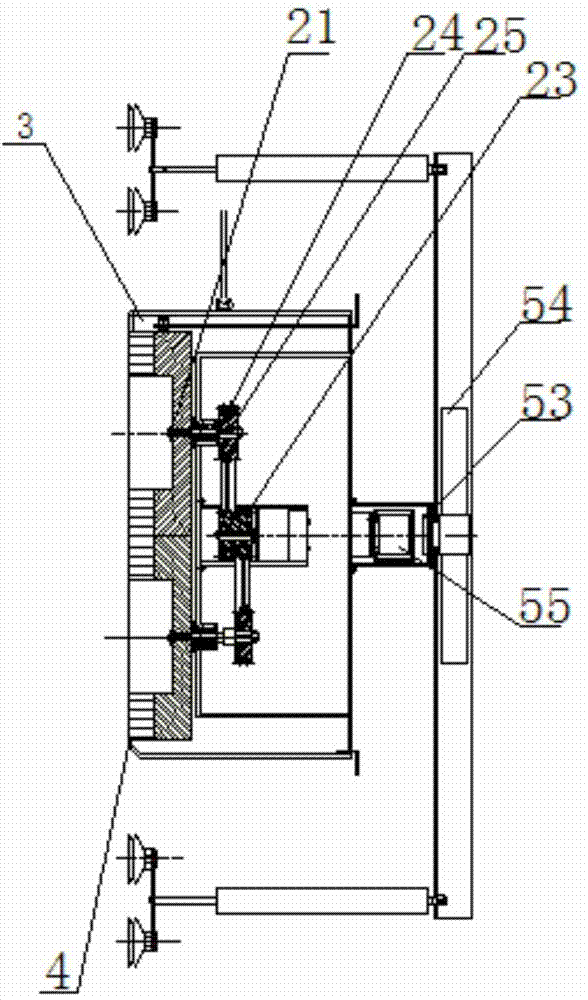 High-rise glass curtain cleaning machine