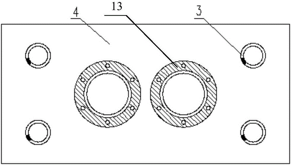 Ball screw type ship swinging and vibration reducing supporting device