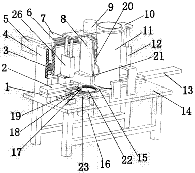 An assembly machine for keys and key rings