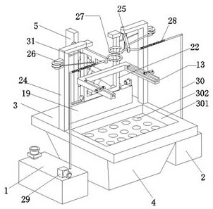 A double-sided painting equipment for electric vehicle processing doors