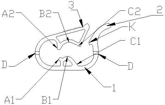 Liquid stopping clamp