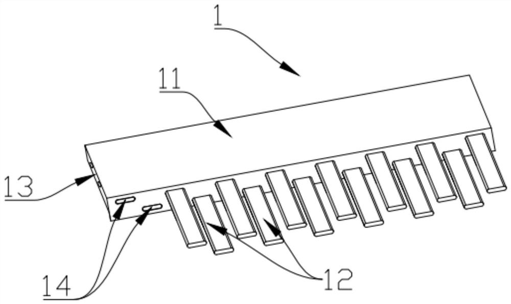 Vibrating screen body and vibrating screen