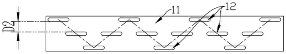 Vibrating screen body and vibrating screen