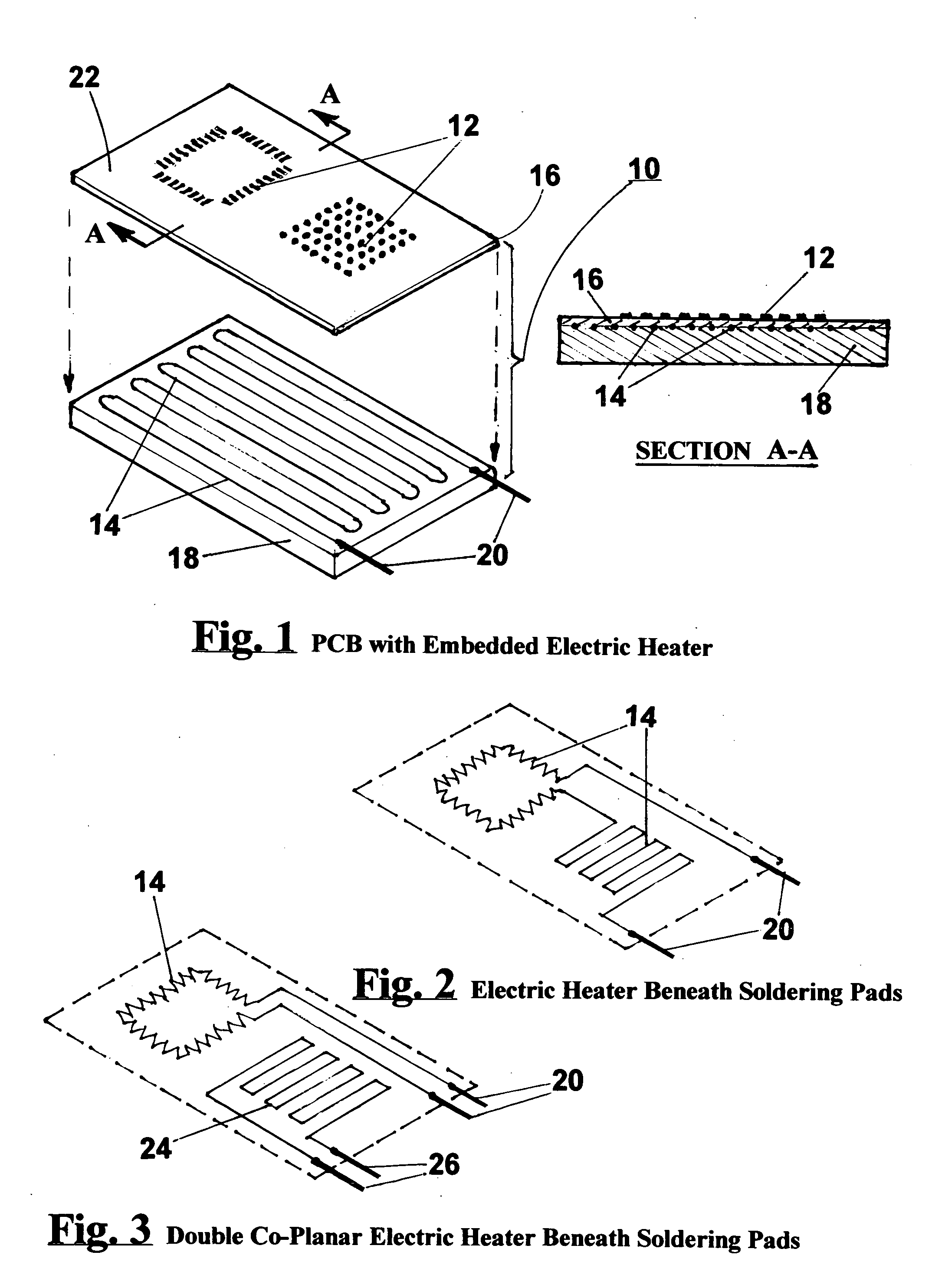 Self-reflowing printed circuit board and application methods