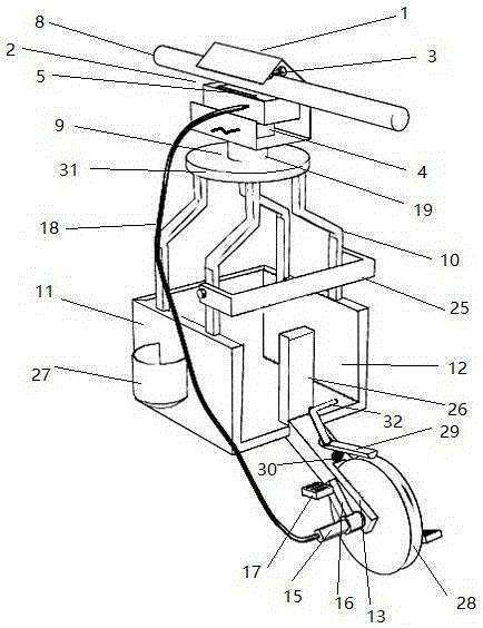 Overhead cable running gear