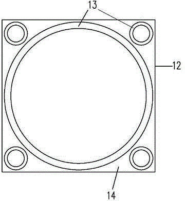 Novel deep foundation pit supporting structure and construction method for same