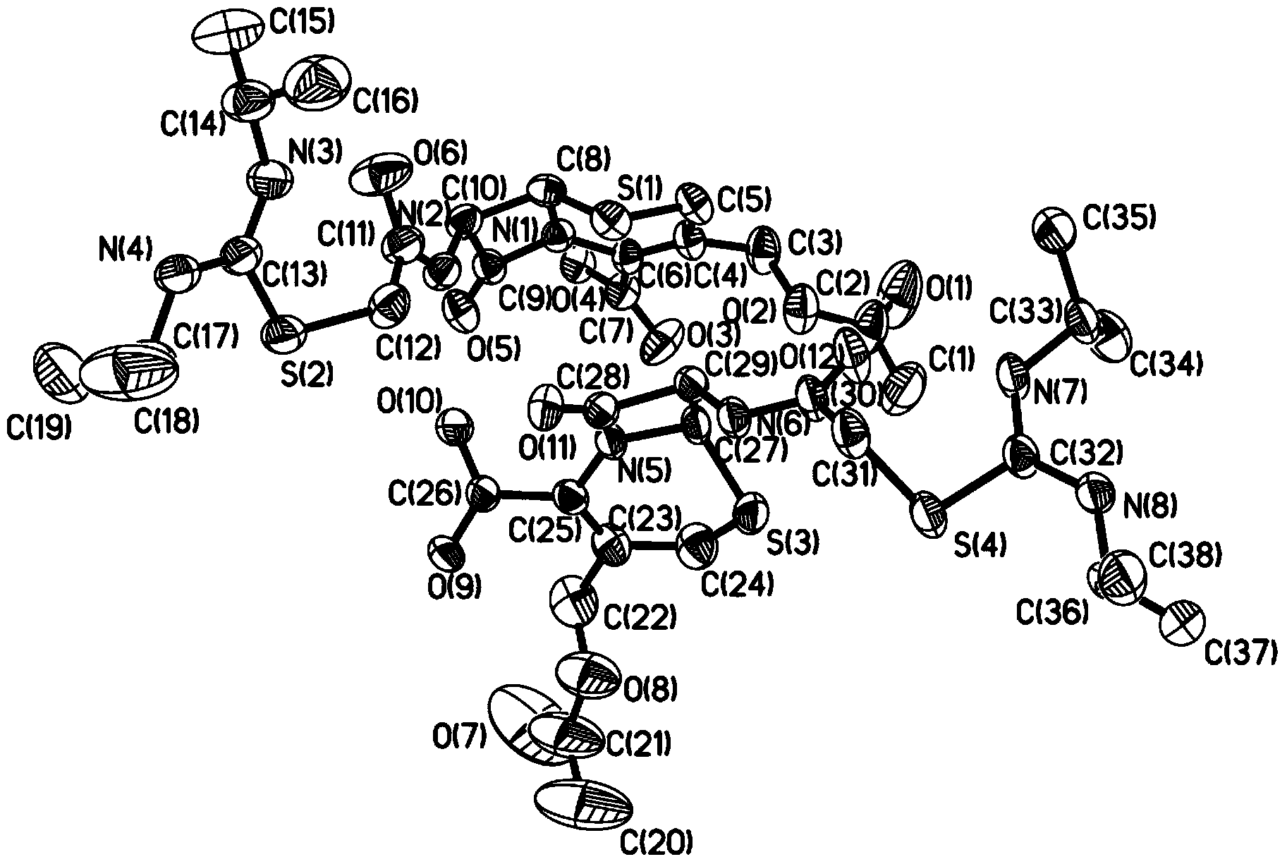 Cefathiamidine monocrystal