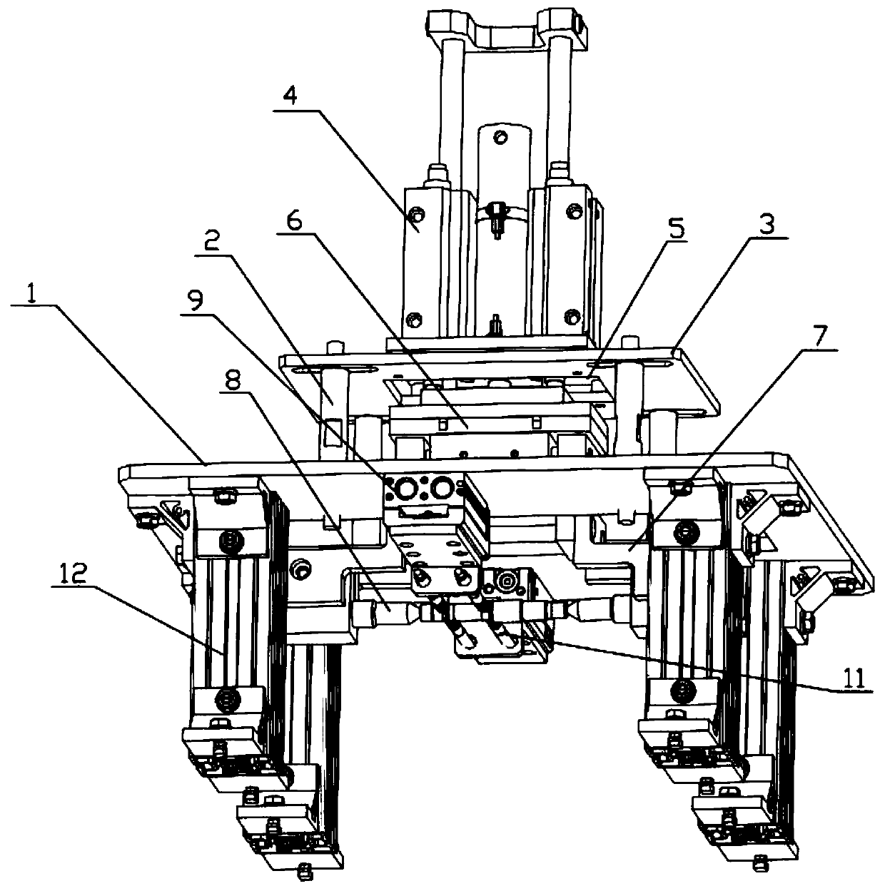 Diameter detection mechanism for shaft-class parts