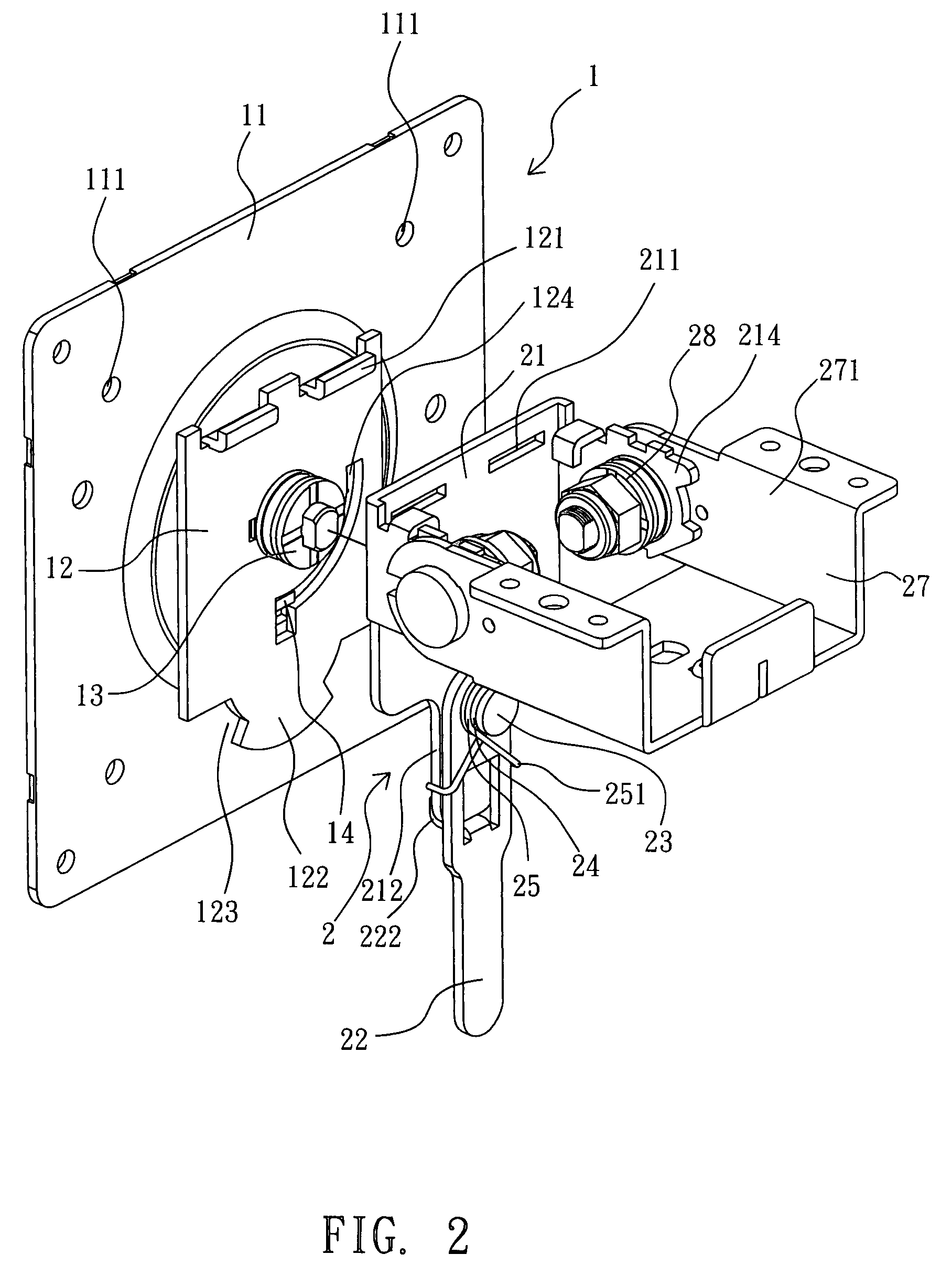 Quick-detachable mounting assembly