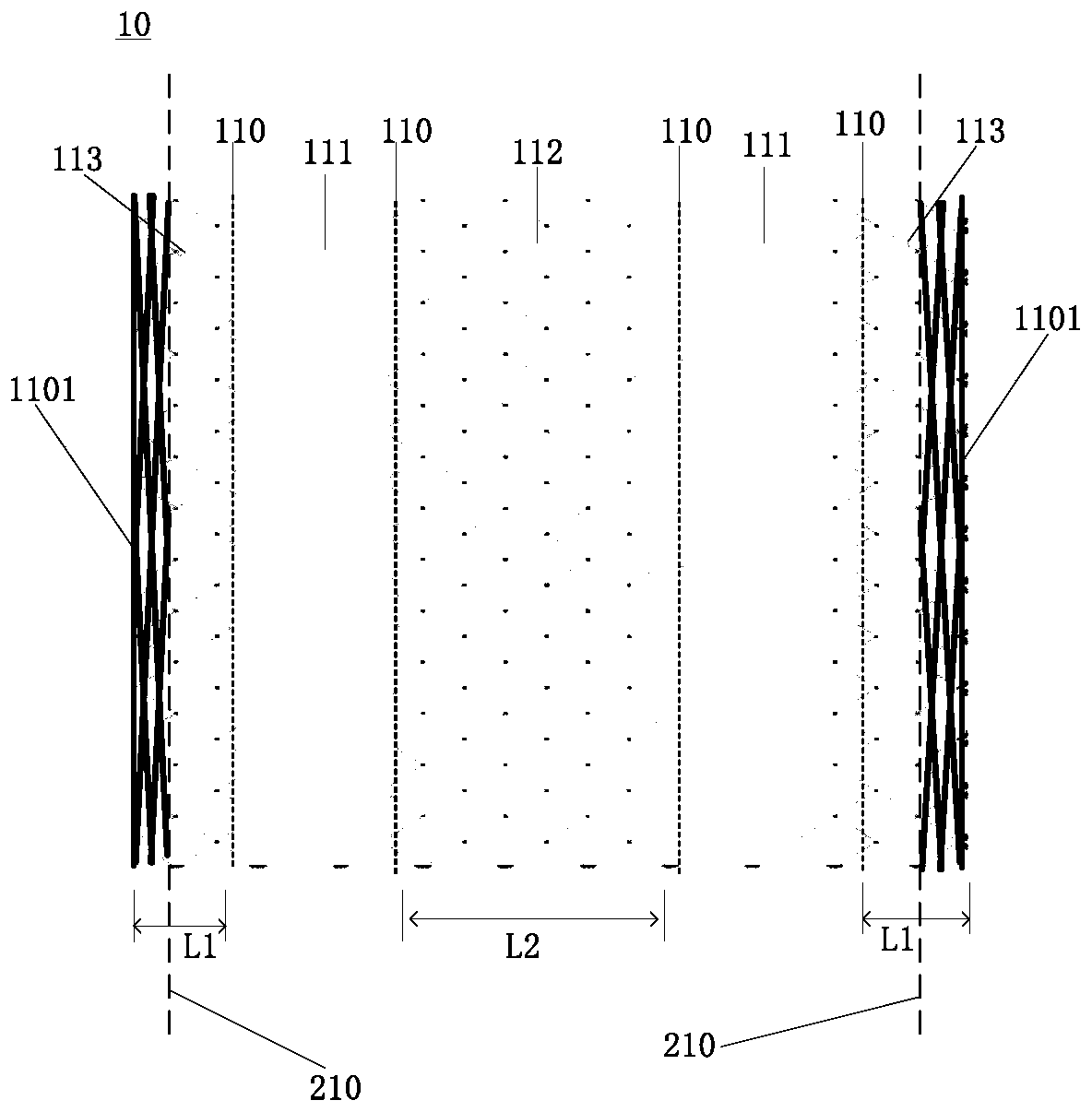 Metal grid structure, touch screen and touch display screen