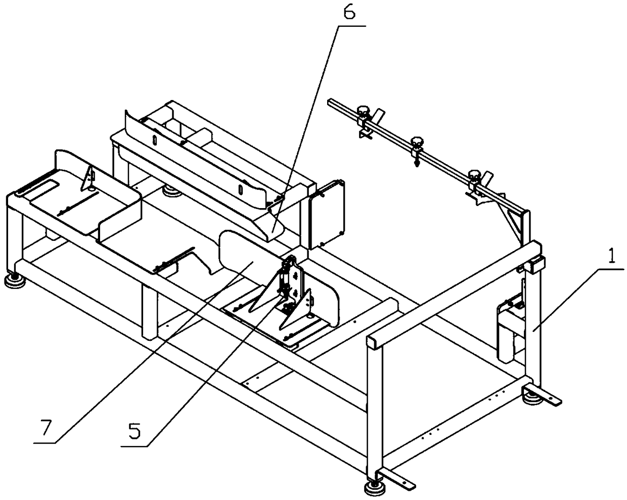 Paper box unpacking machine