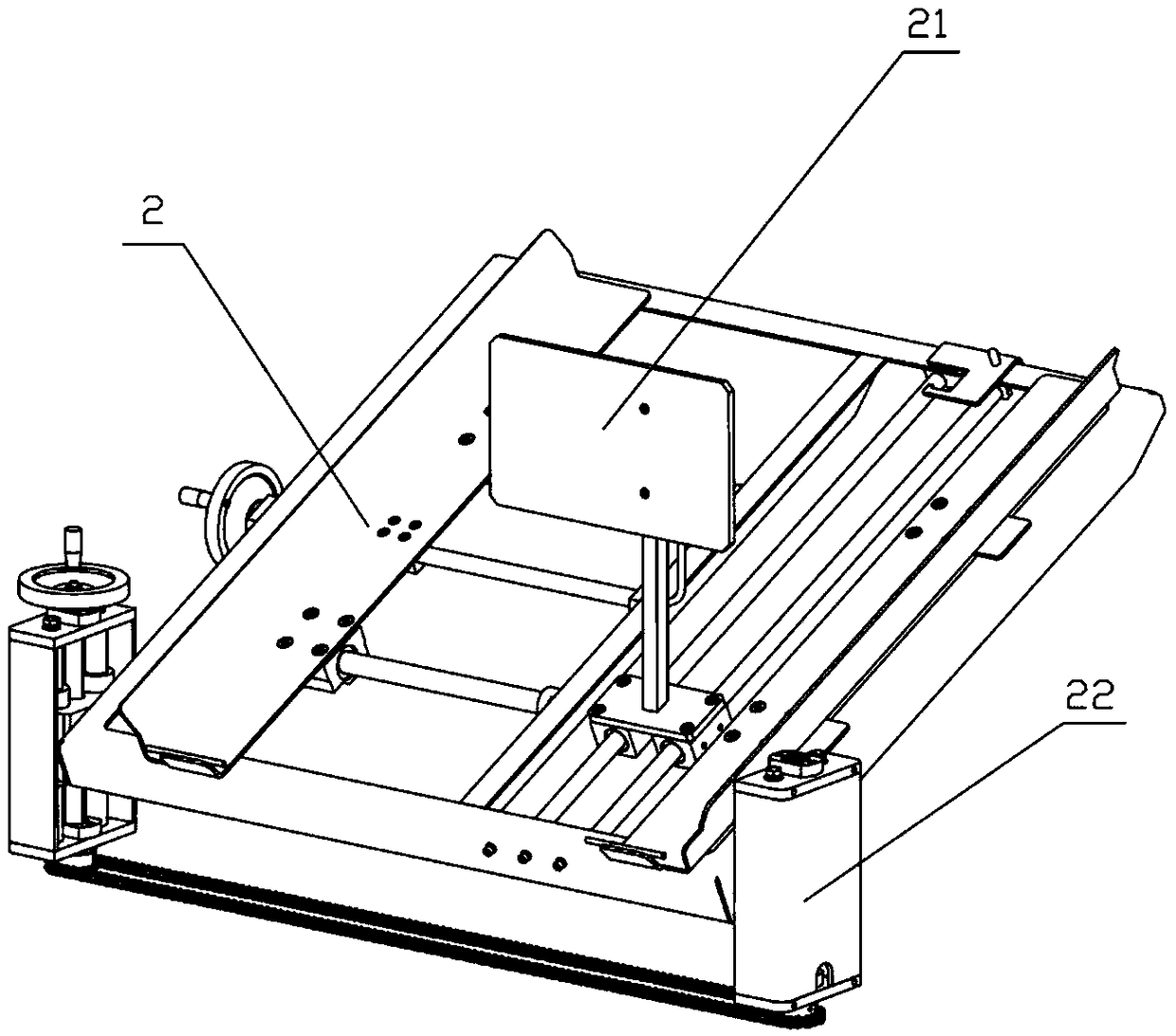 Paper box unpacking machine