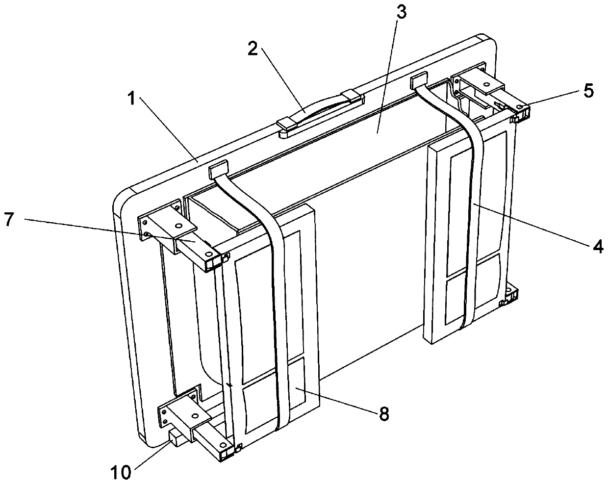 Portable lazy table with storage space