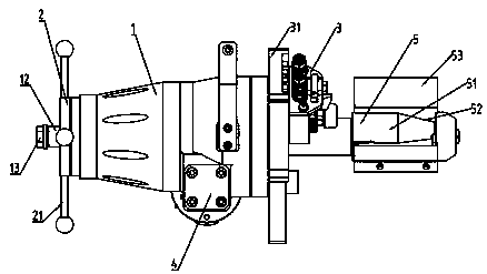 Improved pipe end beveling machine