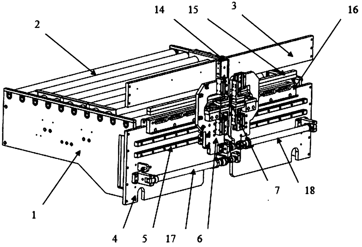 Film tearing device based on knurl wheels and film tearing method of film tearing device