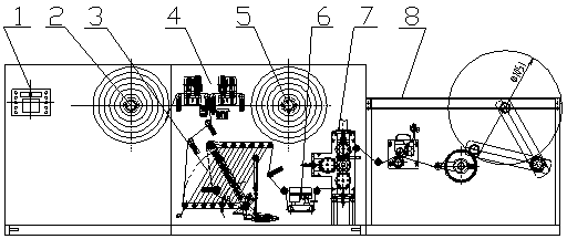 Three-dimensional punching mechanism and punching method of disposable sanitary material