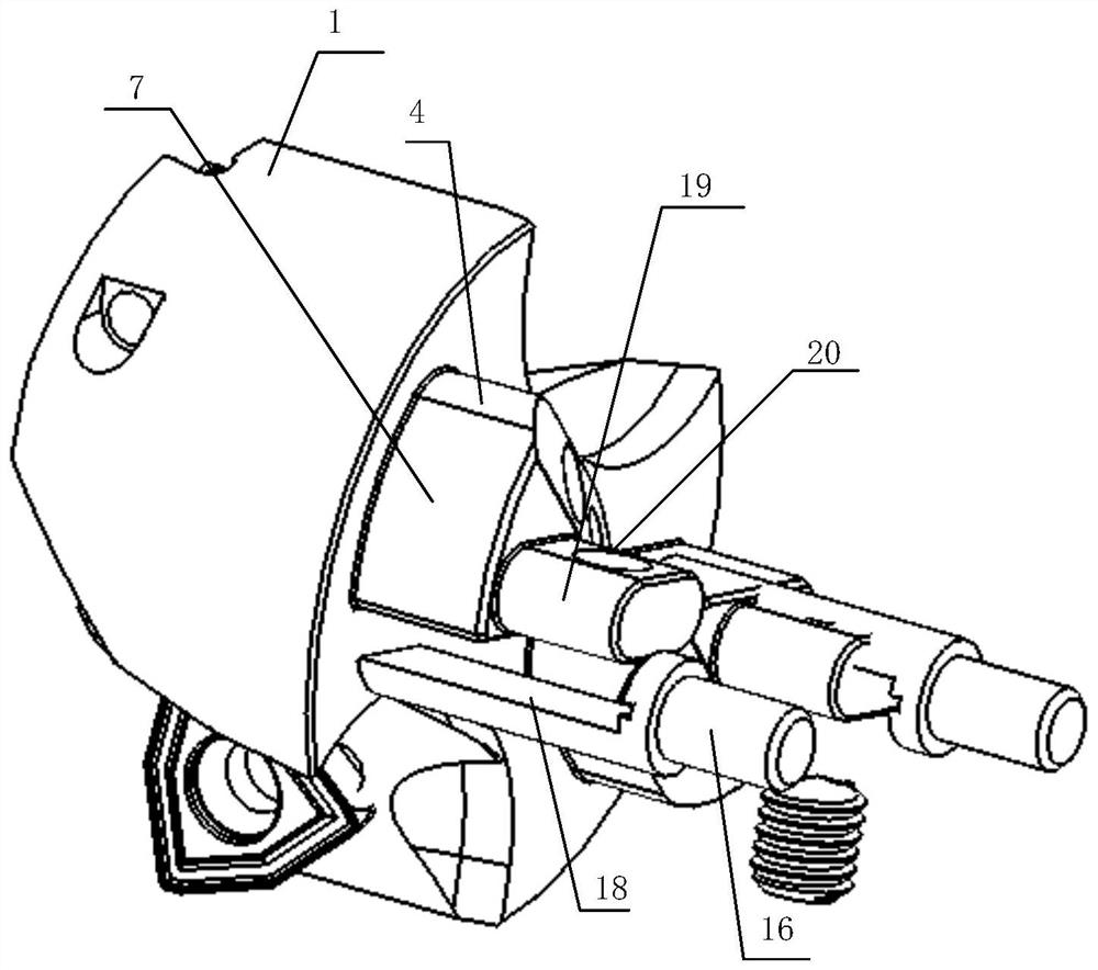 Split type drilling tool