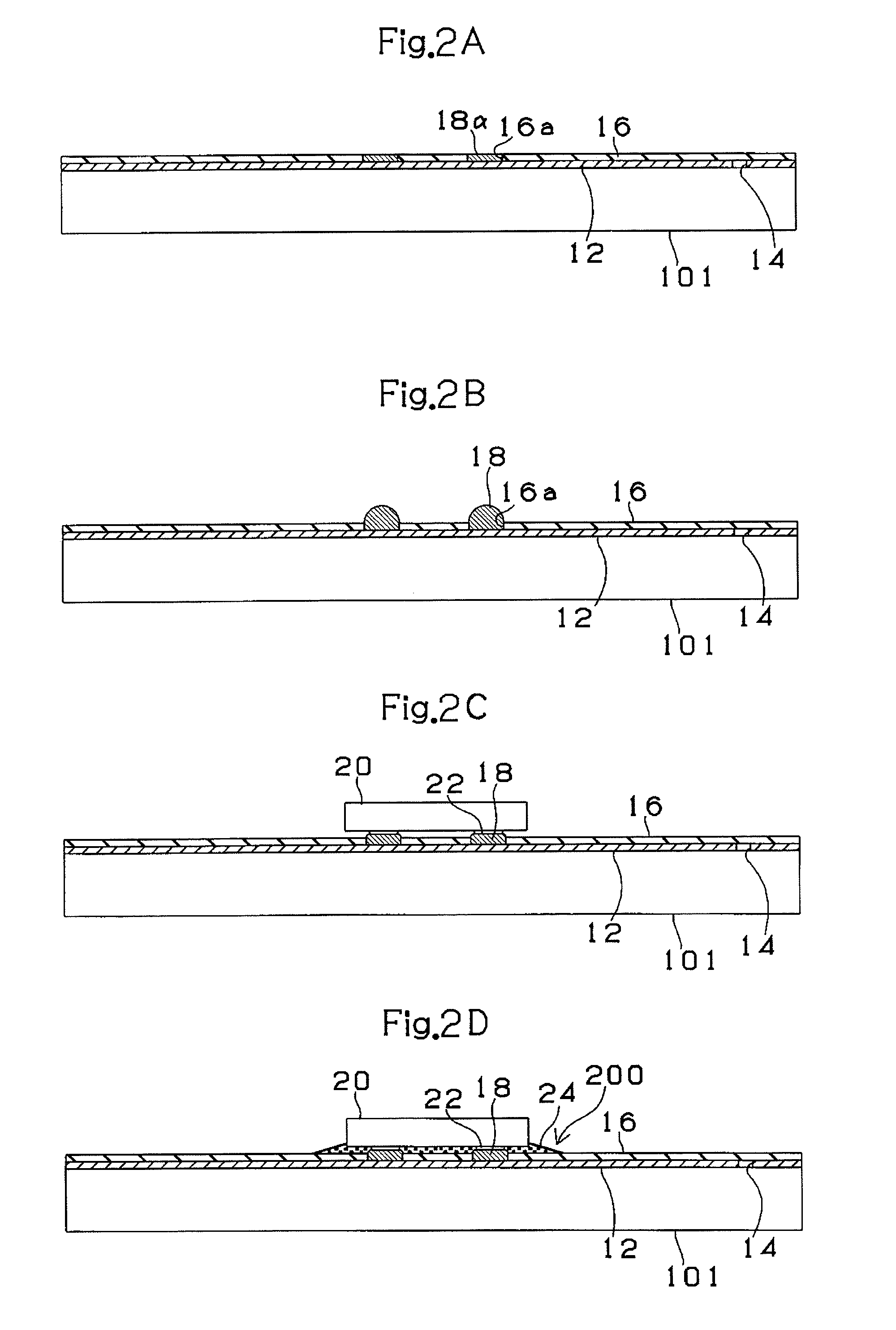 Printed wiring board with built-in electronic component and manufacturing method thereof