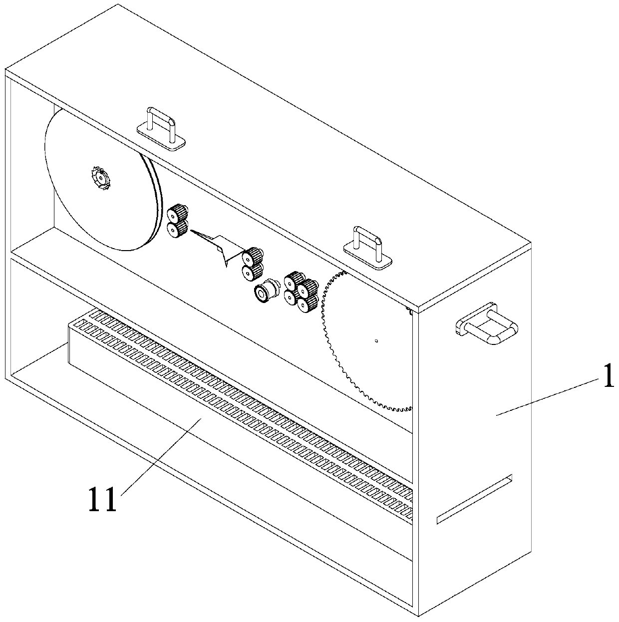 Multifunctional wire marking pipe processing device