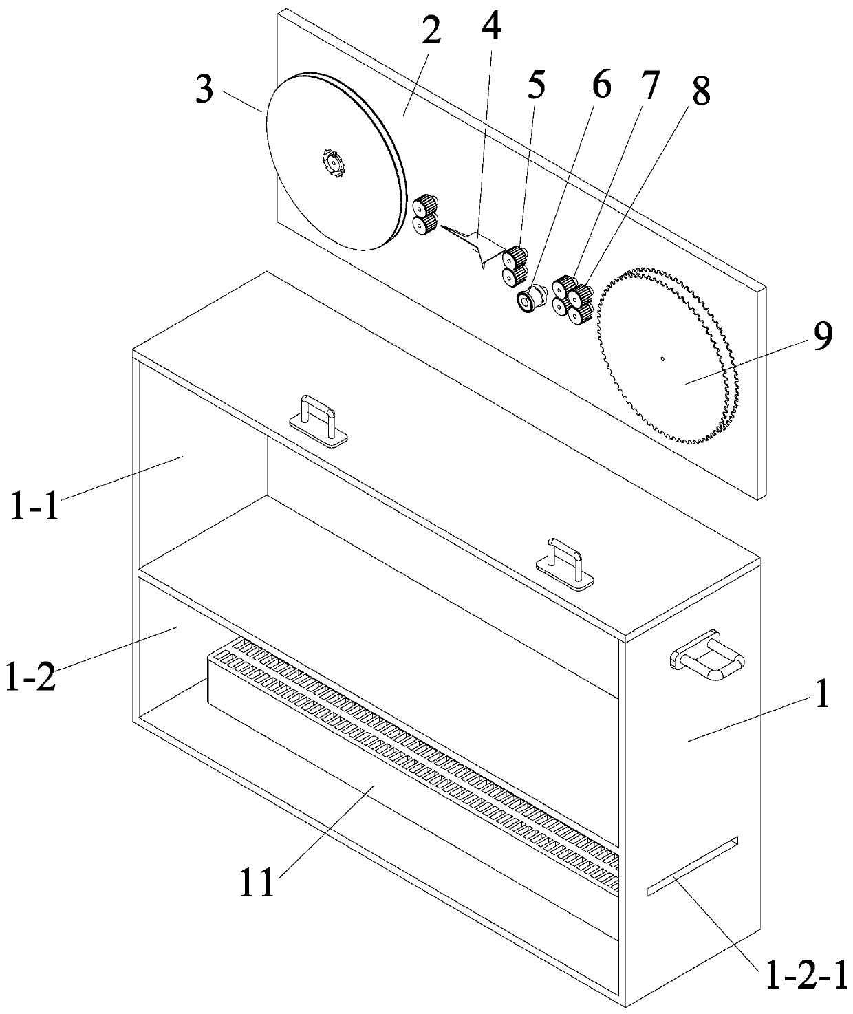 Multifunctional wire marking pipe processing device