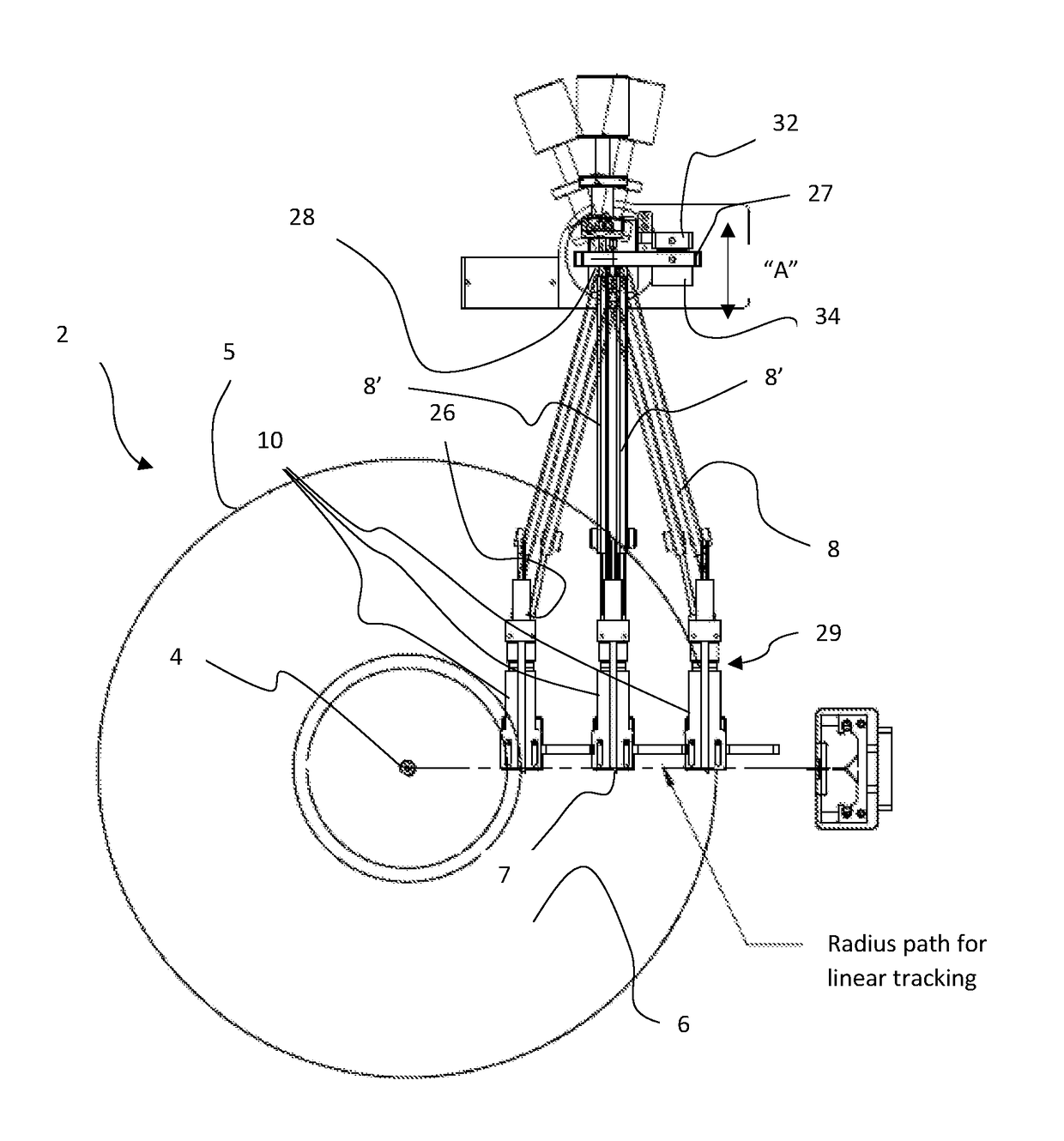 Apparatus, methods, and systems for controlling tonearm tracking for a record turntable