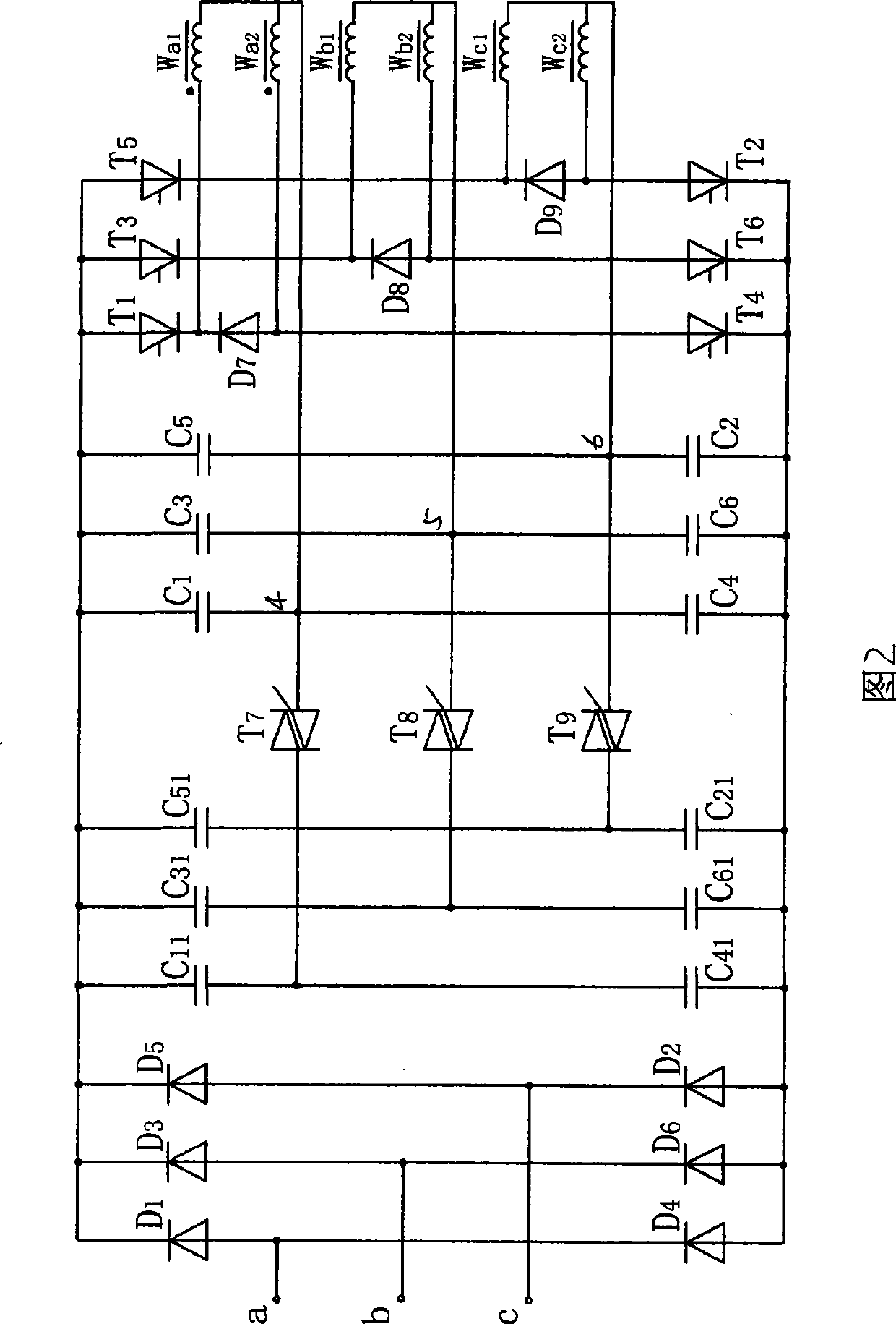 Non feedback type AC frequency conversion apparatus for asynchronous motor