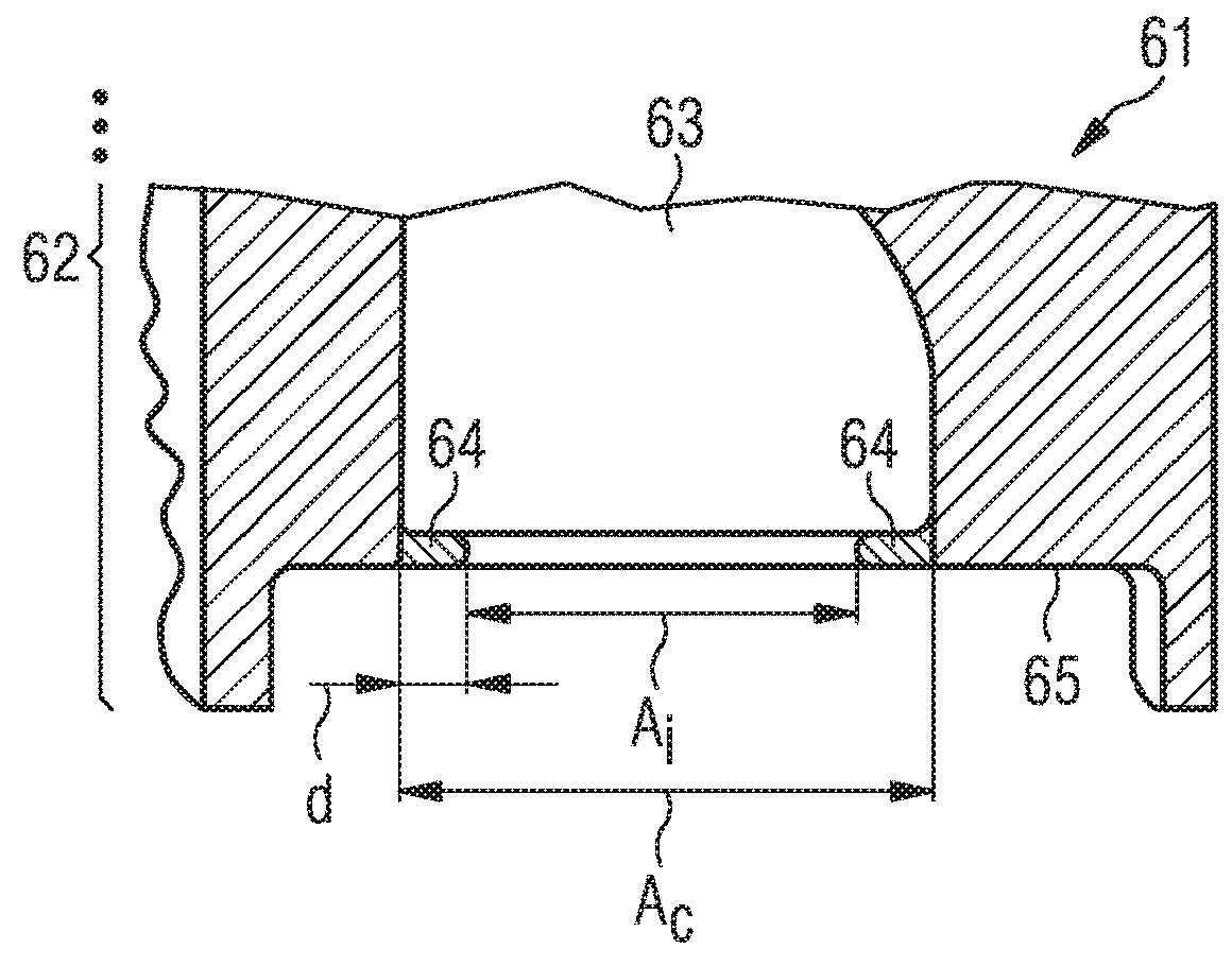 Turbine stator vane and/or turbine rotor vane with a cooling  flow adjustment feature and corresponding method of adapting a  vane